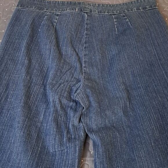 Denim & Co Women's Trouser Blue Jeans 10 tall - Picture 4 of 8